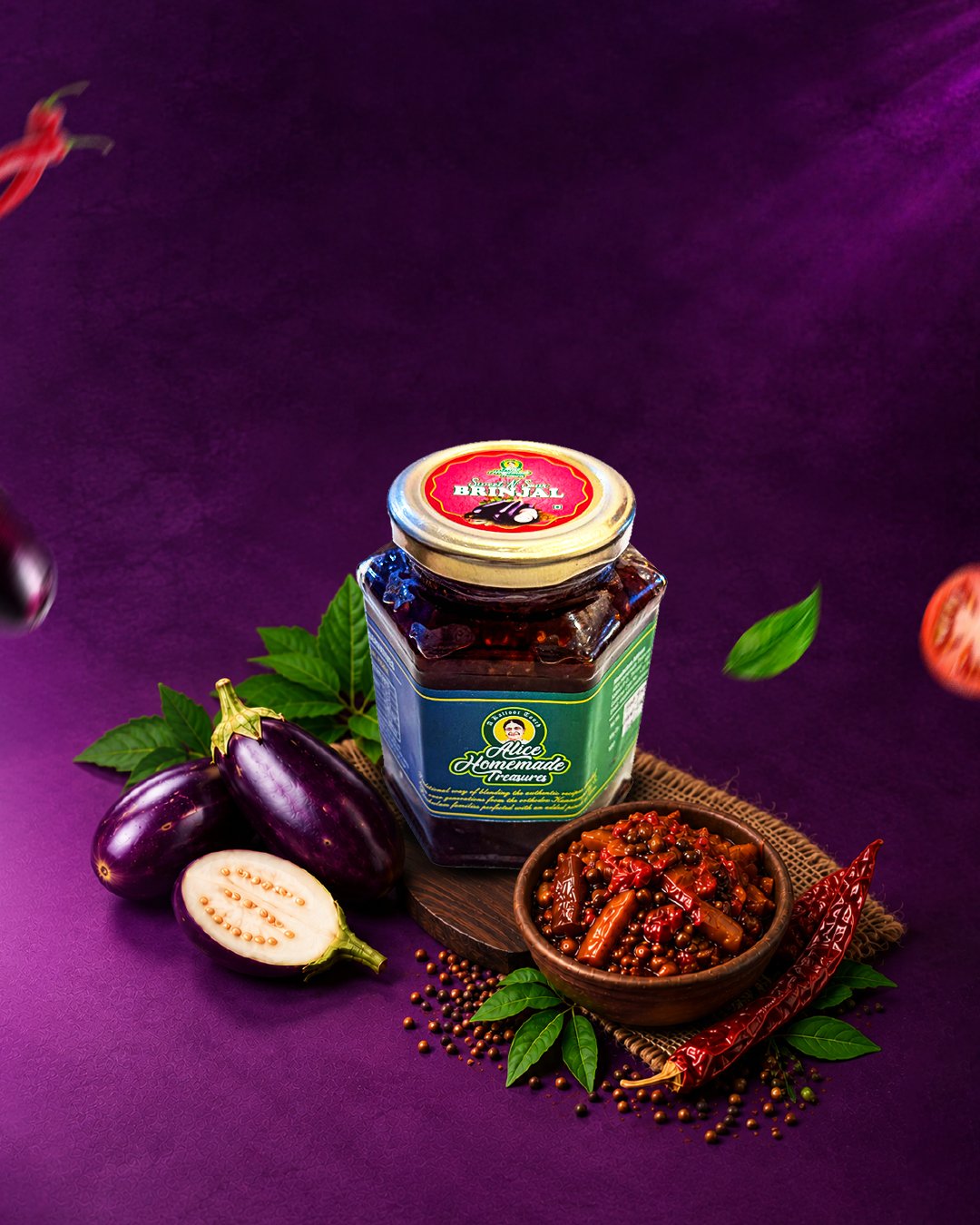Alice Homemade Treasures brinjal pickle